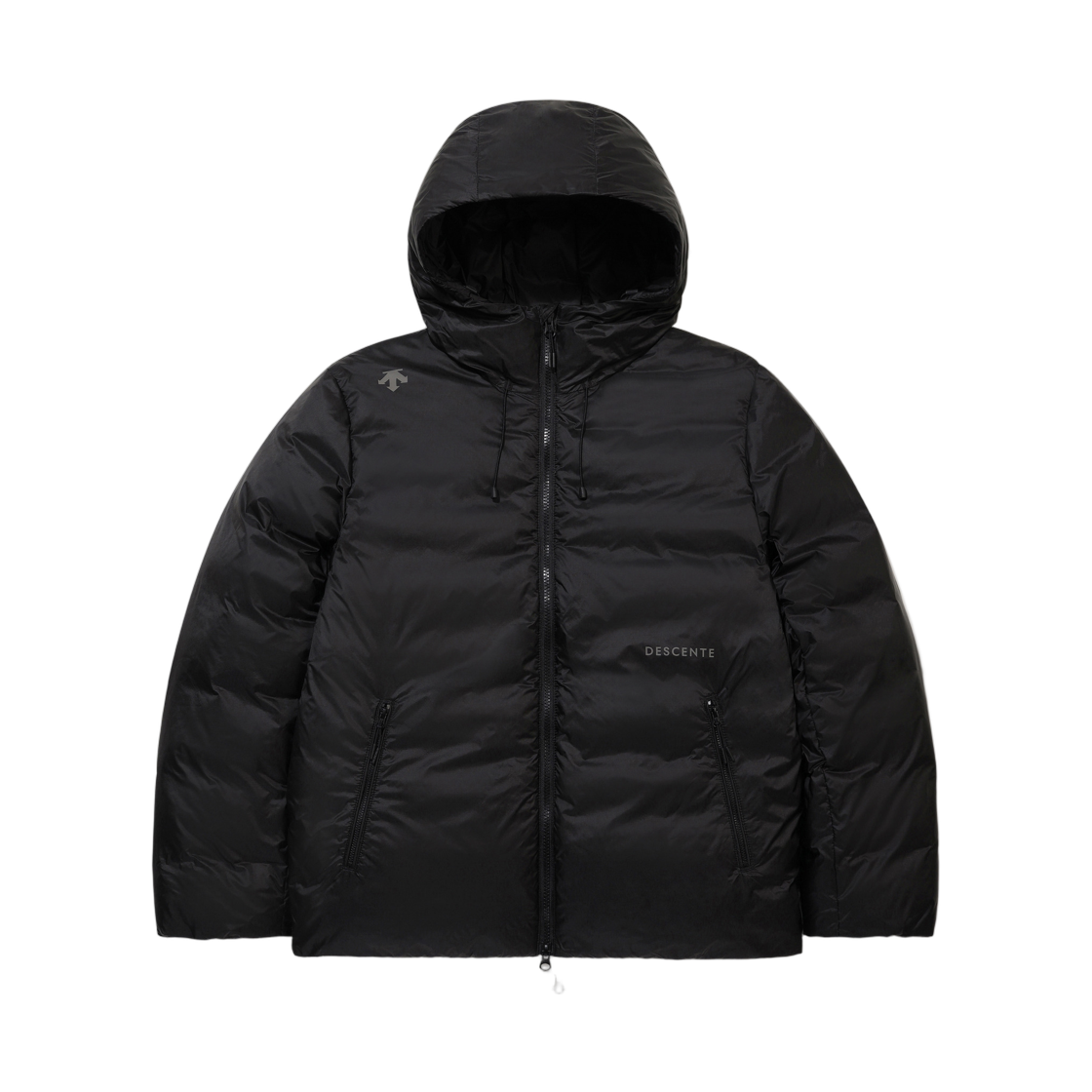 데상트 에센셜 컴포트핏 미들 다운 자켓 블랙(Descente Essential Comfort Fit Mid Down Jacket Black)