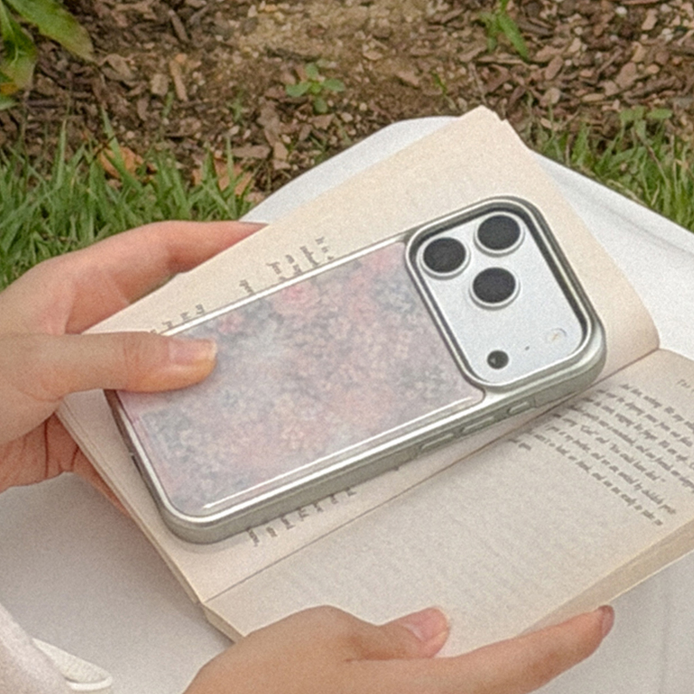 메이드모먼 로맨틱 가든 디자인 실버 에폭시 범퍼케이스(Mademoment romantic garden Design Silver Epoxy Bumper Case) - 2