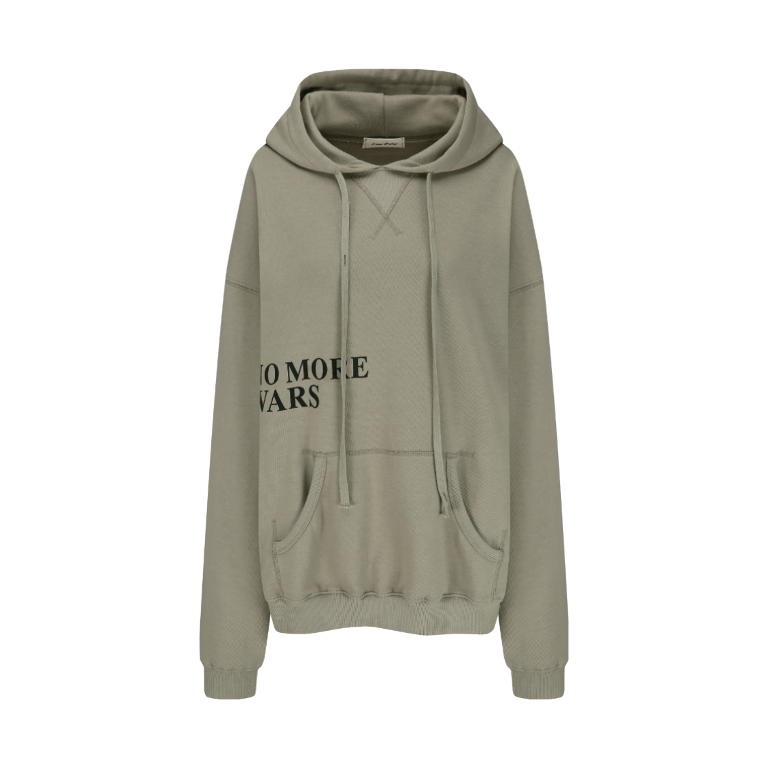 MF26TS091 [KREAM 단독] Langer No War Graphic Hoodie Khaki