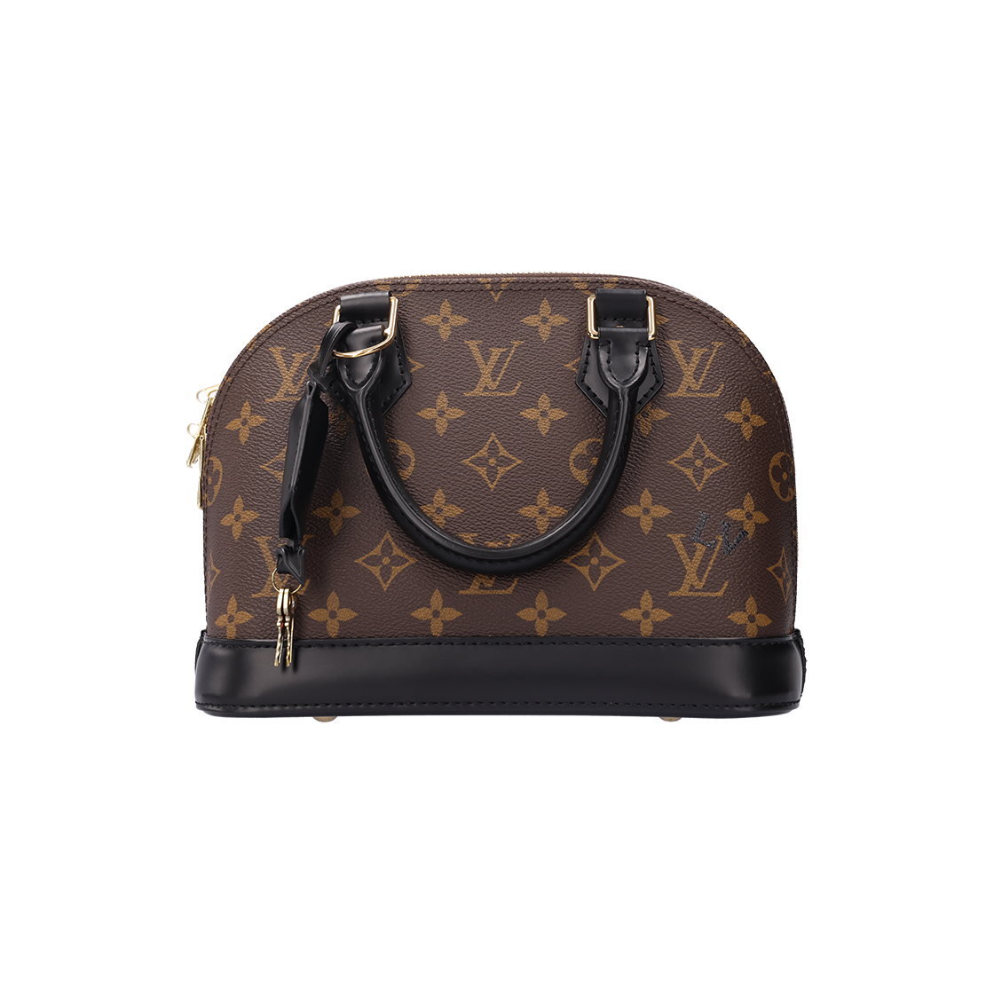 ITJ73K4DTU3U Louis Vuitton Alma BB World Tour Monogram Canvas Brown