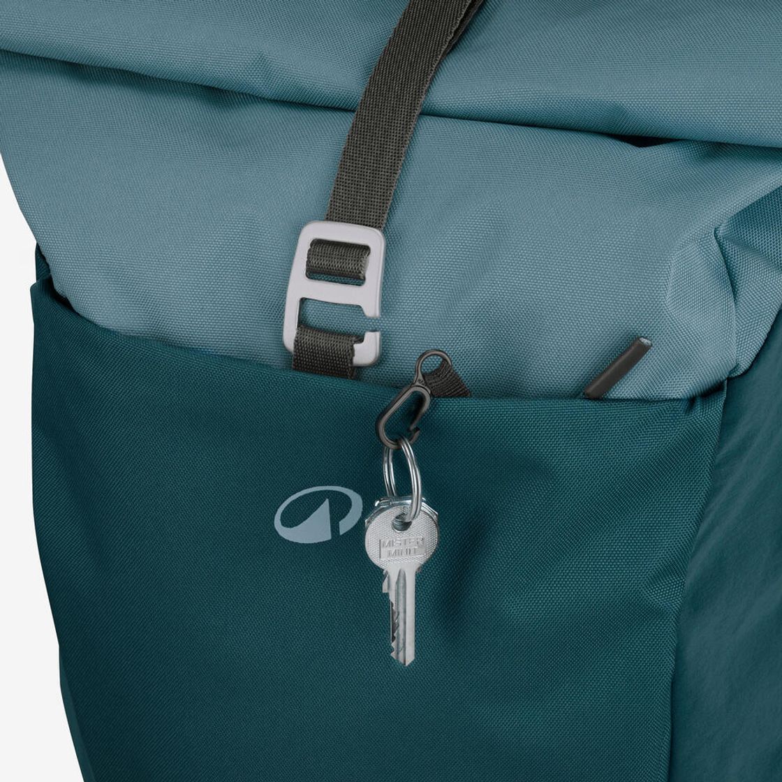 데카트론 등산 롤탑 백팩 16L+4L 이스케이프 NH500 어비스 그린(Decathlon Hiking Roll-Top Backpack 16L+4L Escape NH500 Abyss Green) - 9