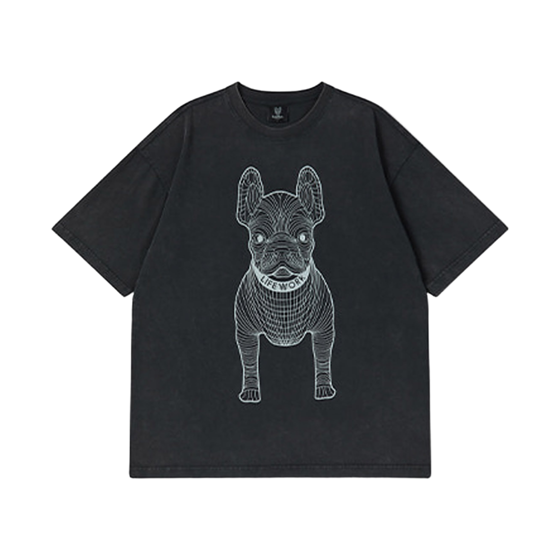 LW255TS991 Lifework Washing Big Radog Short-Sleeve T-Shirt_LW255TS991