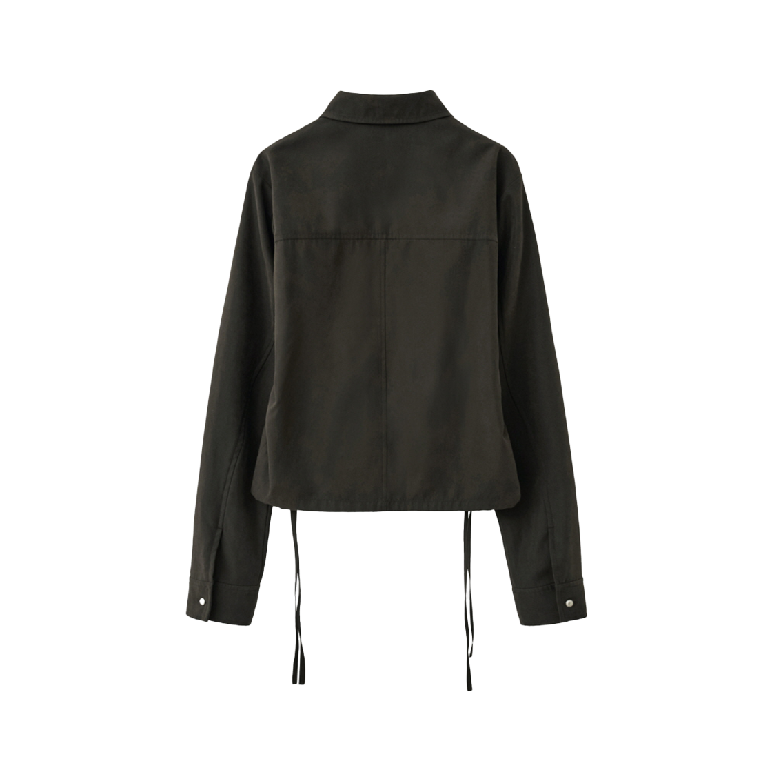 인사일런스우먼 소프트 셔링 셔츠 브라운(INSILENCE WOMEN Soft Shirring Shirt BROWN) - 2