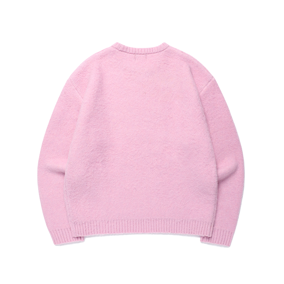 카비시 브러쉬드 셀러 로고 니트 크루넥 핑크(CAVISH Brushed Seller Logo Knit Crewneck Pink) - 2