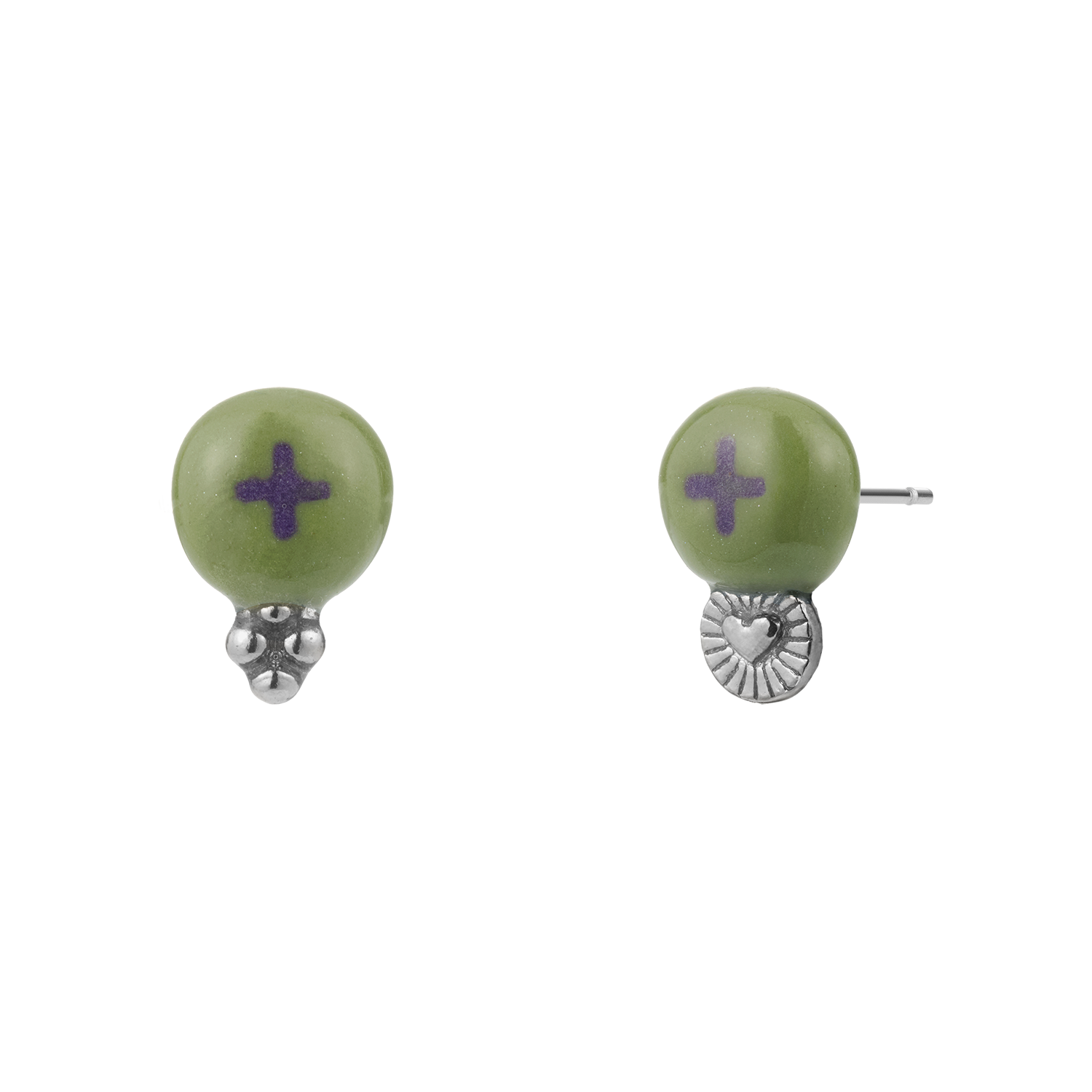 26FWJERMUSGRFF Nff Muscat Earrings Green