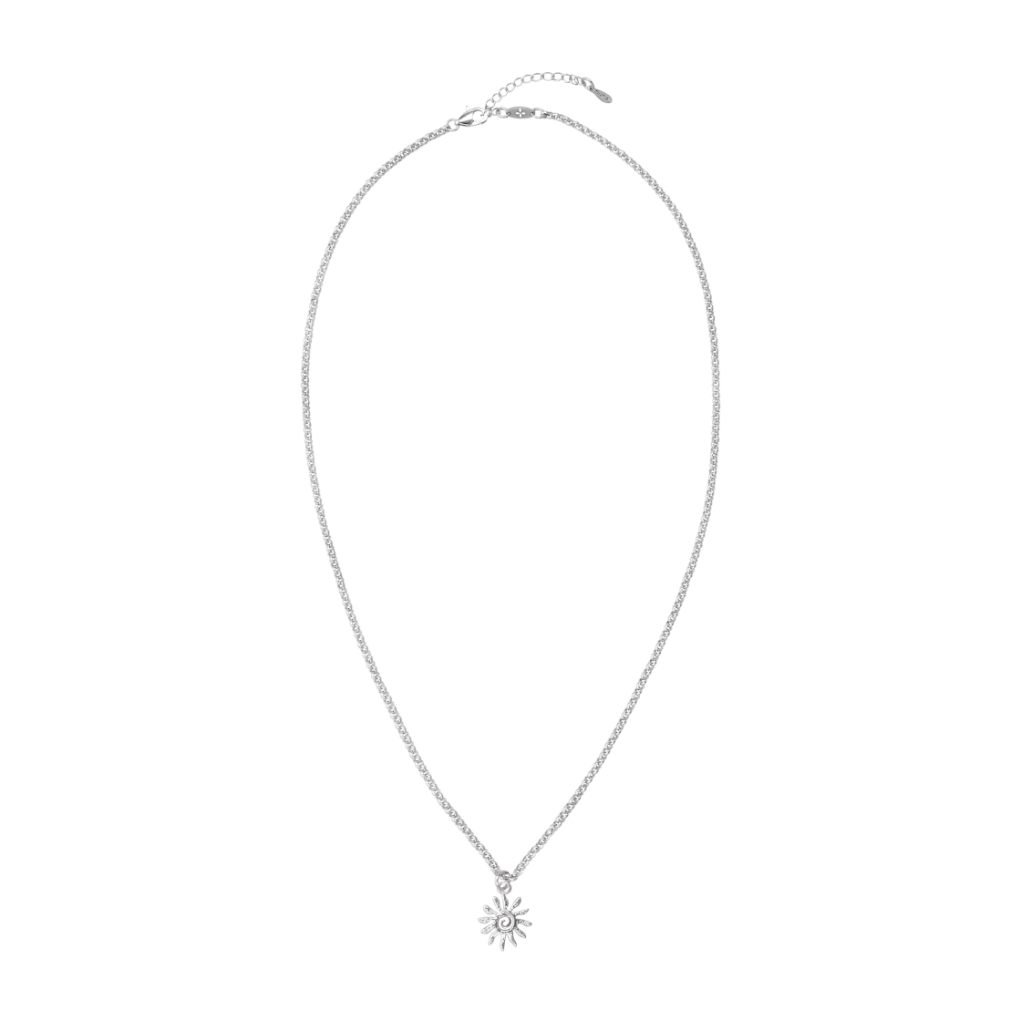 리오므 써니 체커드 체인 목걸이(Riomeu Sunny Checkered Chain Necklace)