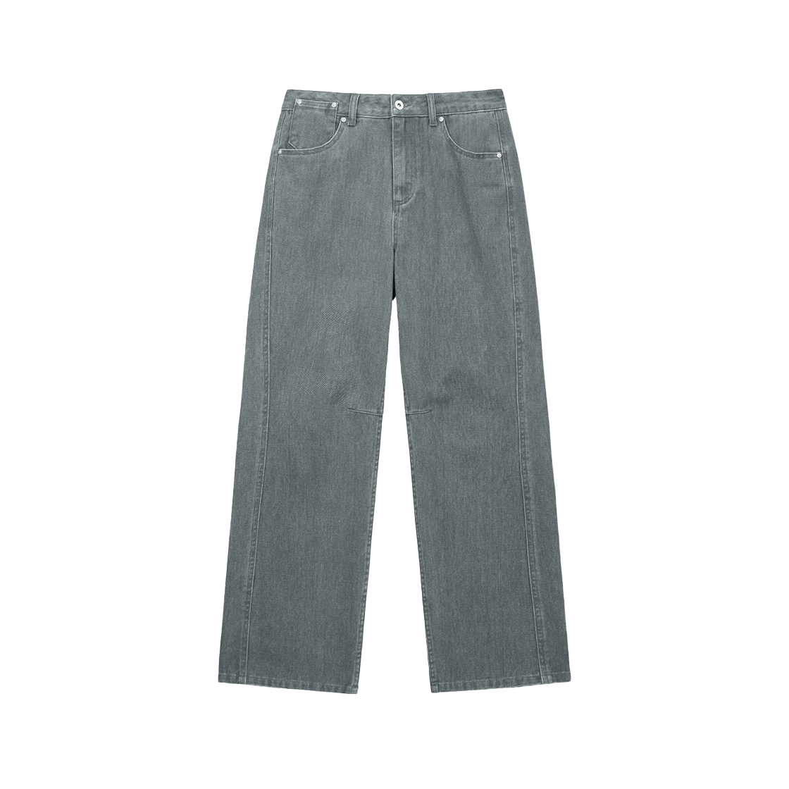 IW2F2PT23BY INSILENCE WOMEN Curved Cation Denim BLUE GREY