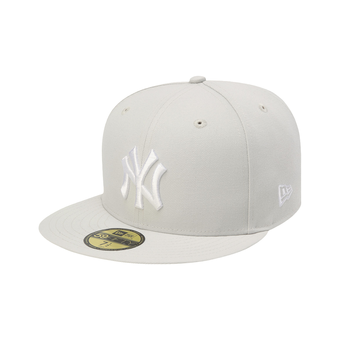 15411789 New Era MLB New York Yankees Basic Team Fitted Cap Sandy Linen