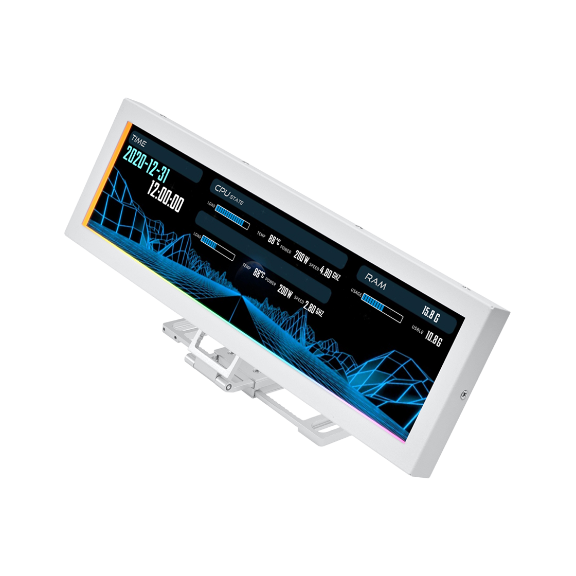 ll00380 LIAN LI UNI 8.8 Universal Screen White