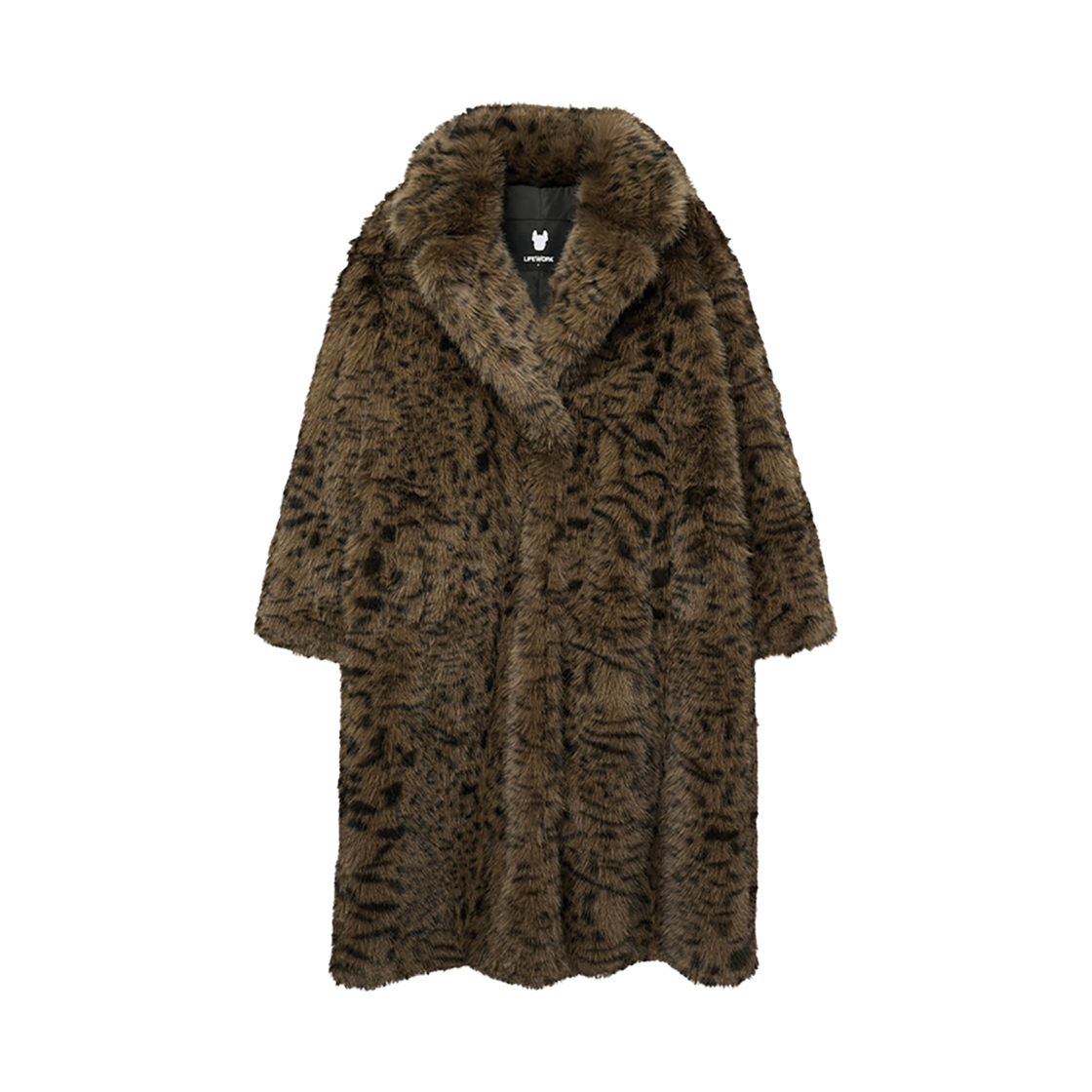 라이프워크 레오파드 퍼 싱글 코트_LW254JP891(Lifework Leopard Fur Single Coat_LW254JP891) - 3