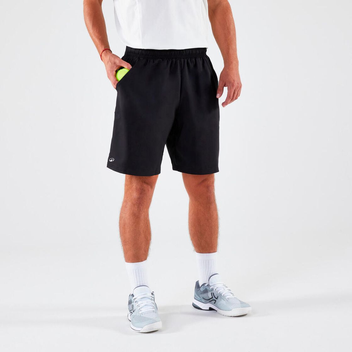 데카트론 남성 테니스 반바지 드라이 500 스모크 블랙(Decathlon Men's Tennis Shorts Dry 500 Smoke Black) - 3