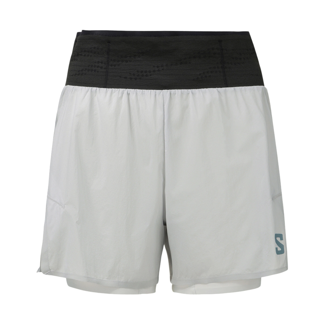 LD0418800 (W) Salomon Steamflow 3.5 Inch Shorts Grey