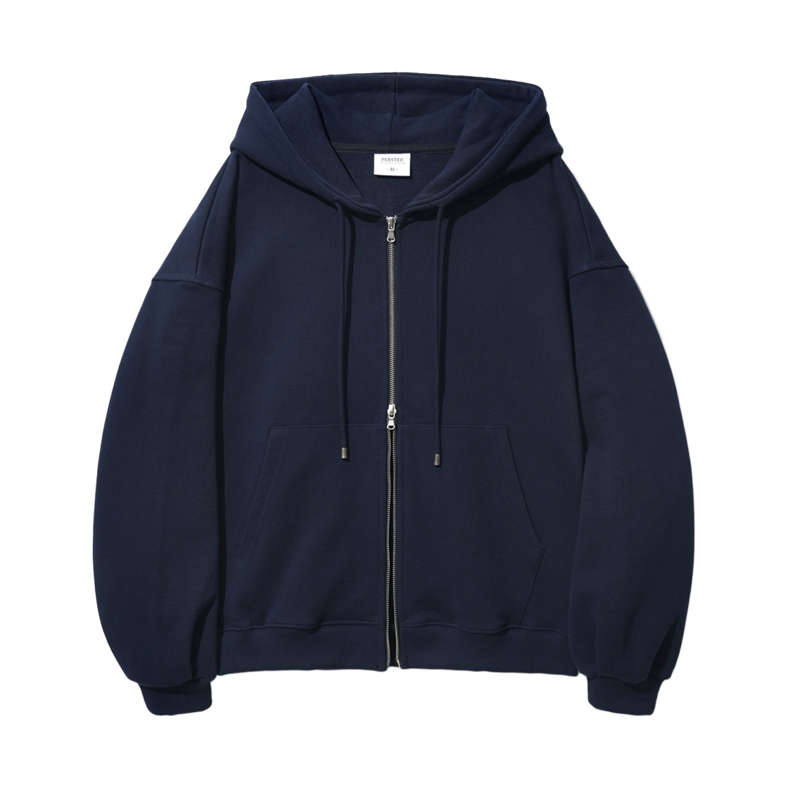 JUHD4468_Navy_291 PERSTEP Mount Up Heavy Hoodie Zip-up Navy JUHD4468