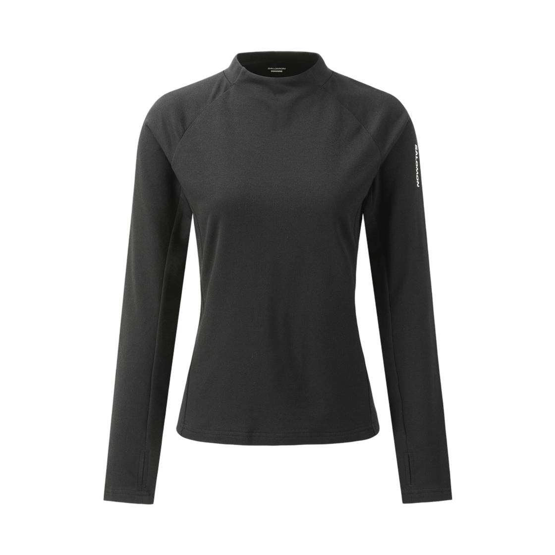 LD0401000 (W) Salomon Phase Wool Long Sleeve Black
