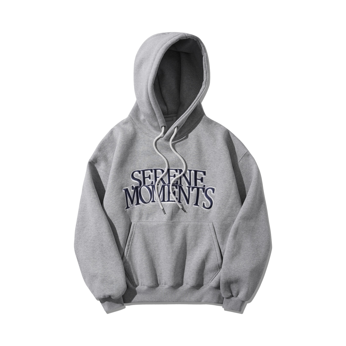 KMHD6674_Gray_291 EZKATON Overlay Hoodie Gray KMHD6674