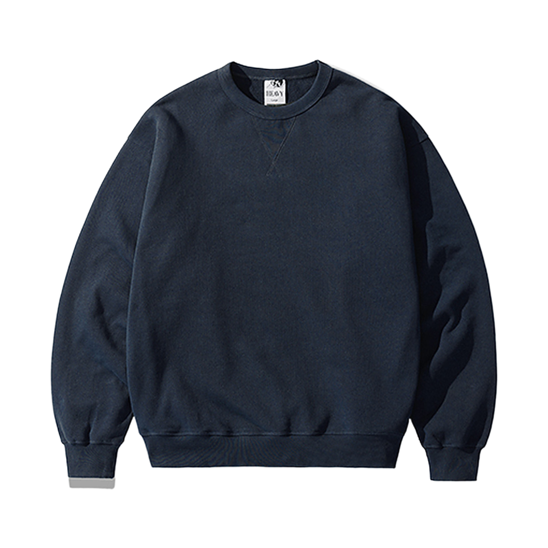 KJMT1580_navy_29 FP142 Mtor Rough Heavy Crewneck Sweatshirts Navy KJMT1580