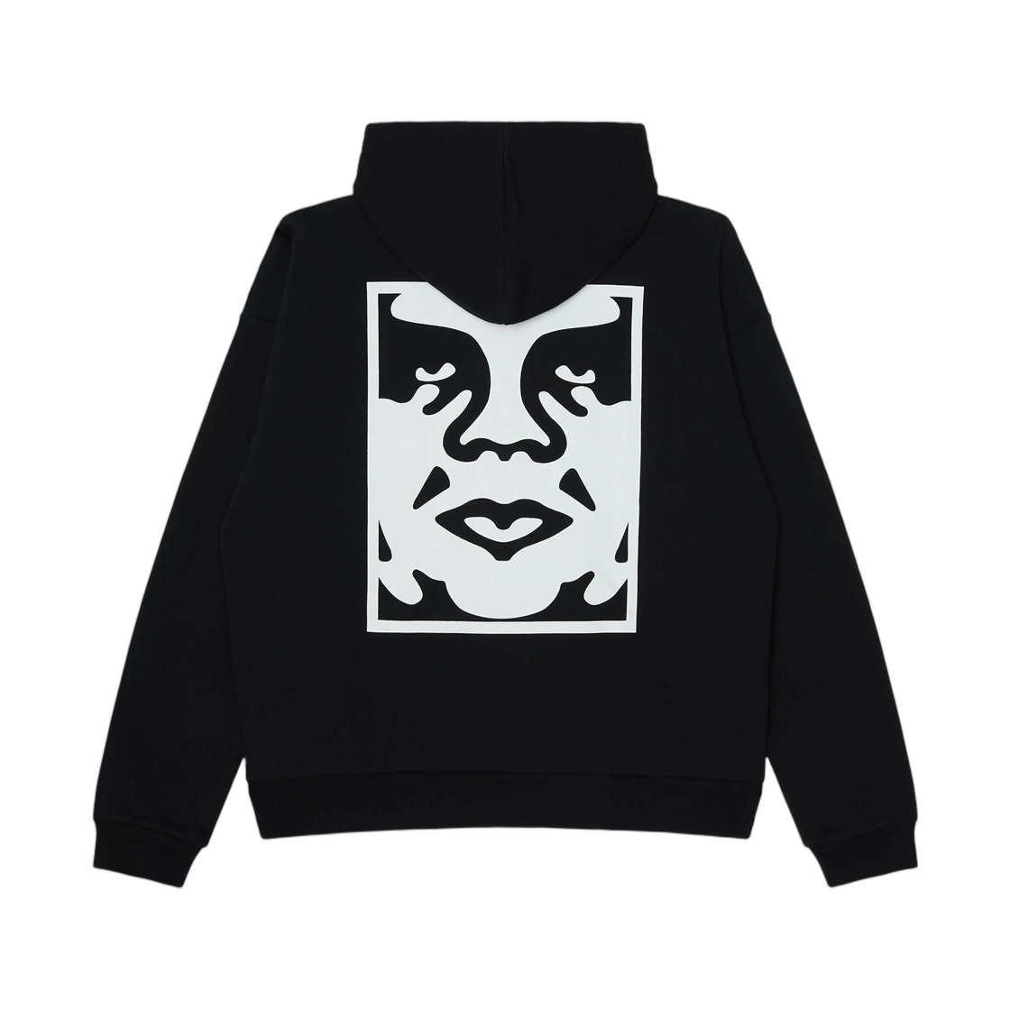 112470244 Obey Bold Icon Extra Heavy Pullover Black
