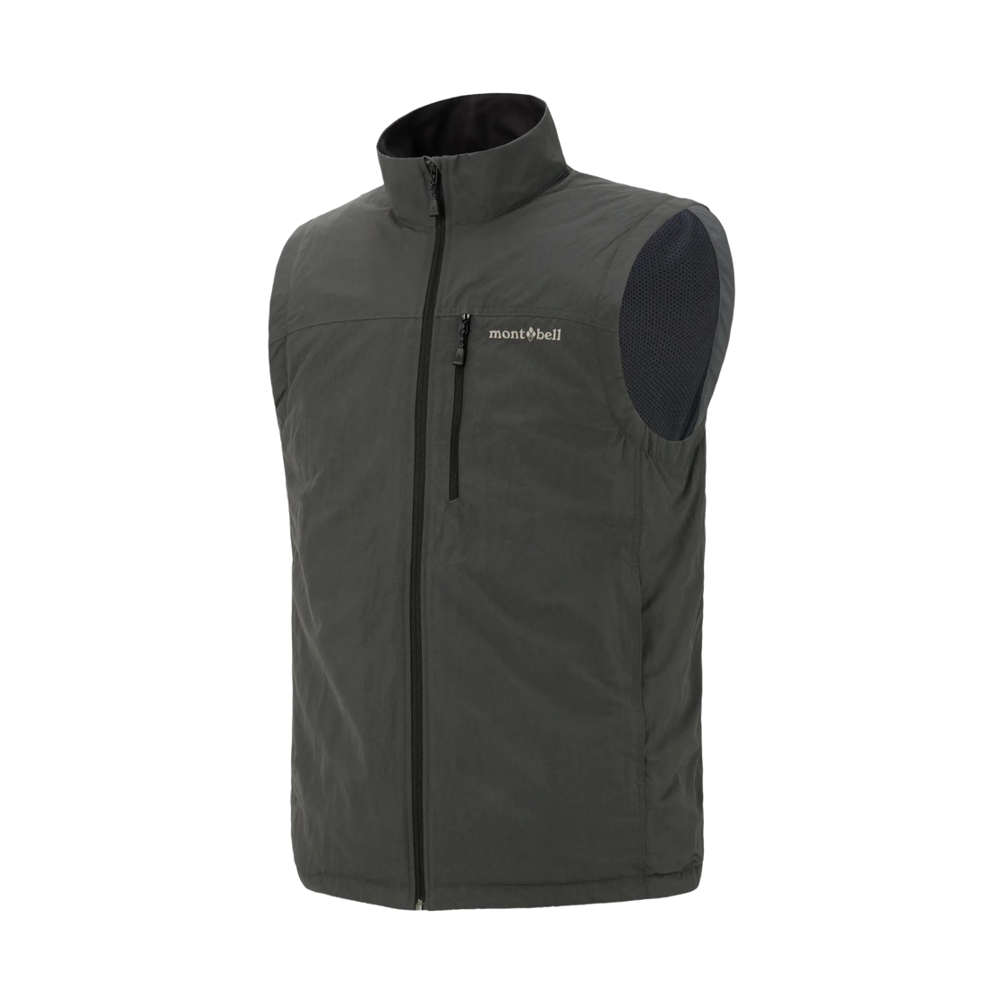 1106827 Montbell O.D. Lined Vest Dark Gray