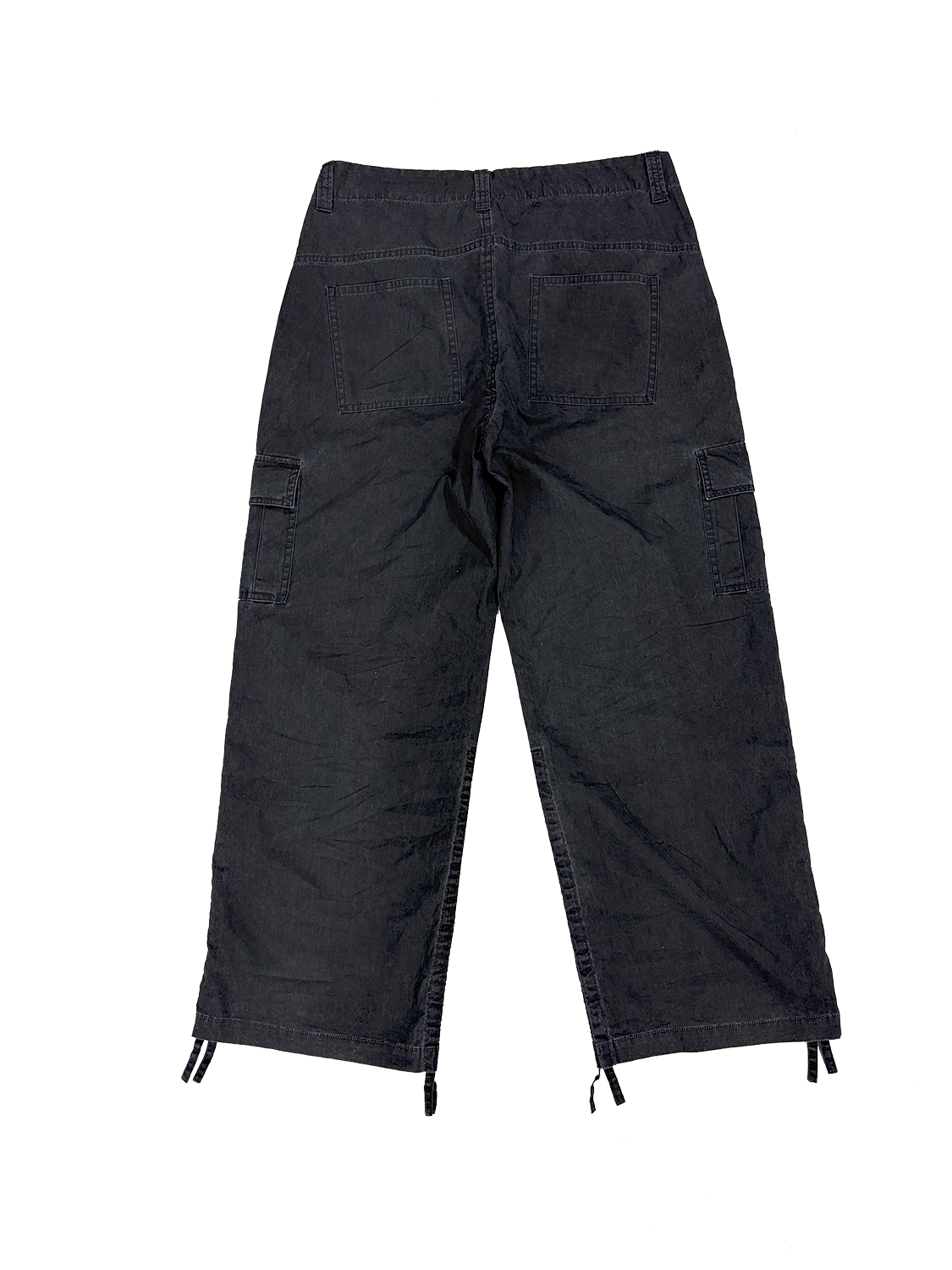 쎄르페 어저스터블 카프리 카고 팬츠 워시드 차콜(SSERPE Adjustable Capri Cargo Pants Washed Charcoal) - 2