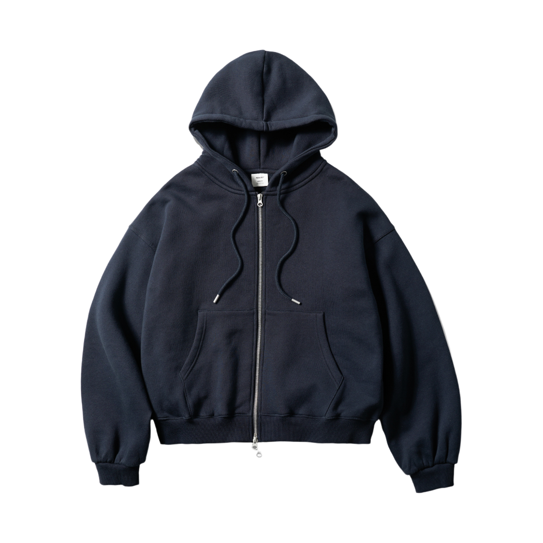 JUHD4718_navy_29 PERSTEP Crop Two Finder Hoodie Zip Up Navy JUHD4718