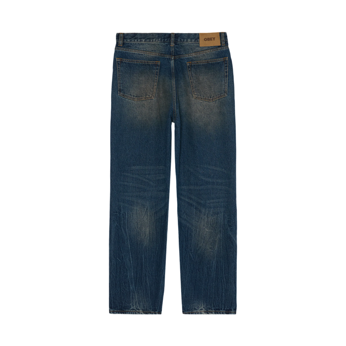 오베이 클래식 배기 데님 오일 스테인드 인디고(Obey Classic Baggy Denim Oil Stained Indigo) - 2