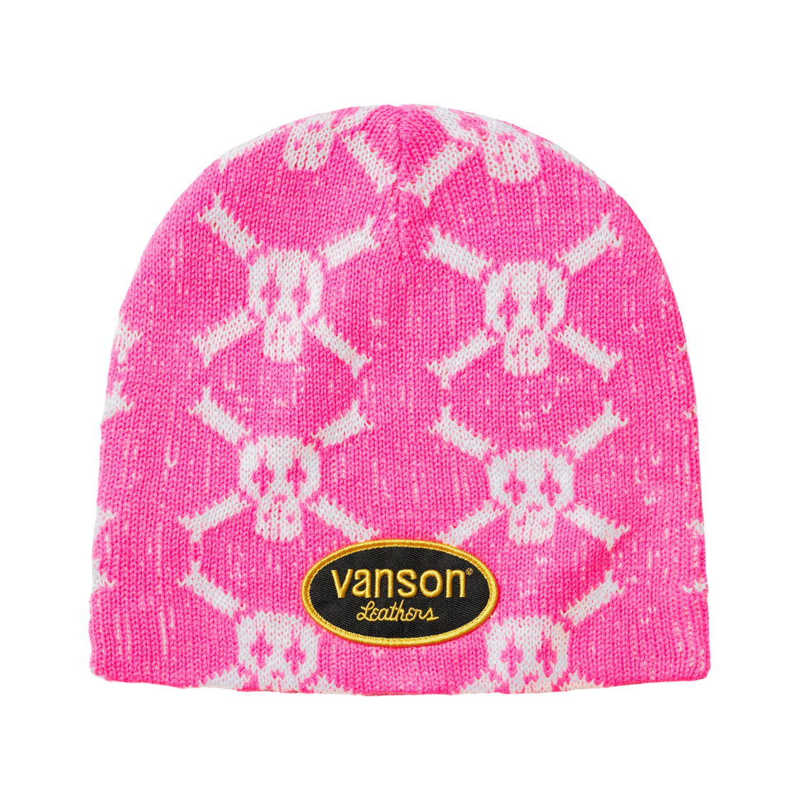 - Supreme x Vanson Leathers Skull Beanie Pink - 26FW