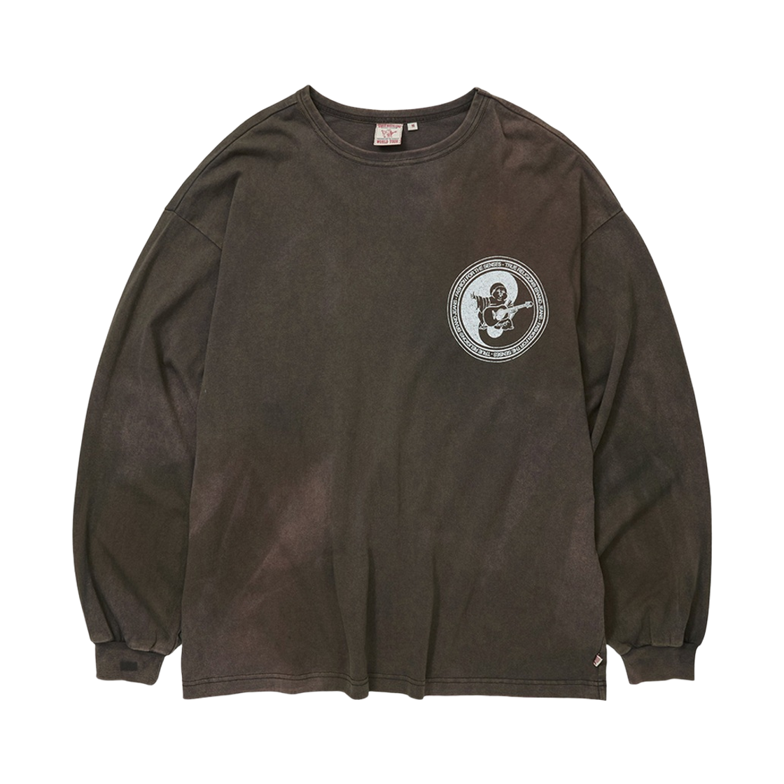트루릴리젼 탈리스만 워시드 롱슬리브 - 브라운(True Religion Talisman Washed Long Sleeve - Brown)