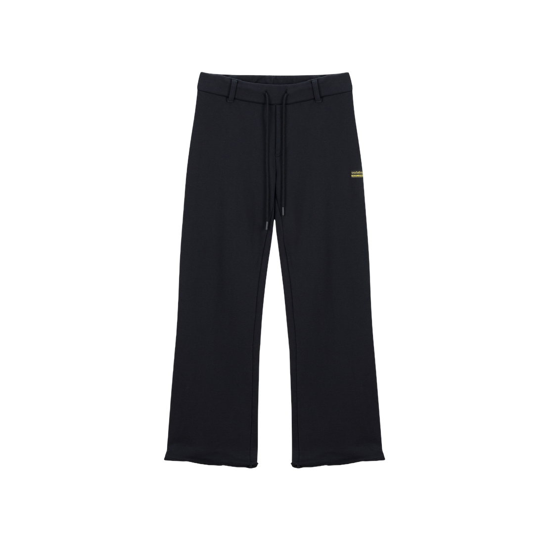 베이컨트 아카이브 남성 워크샵 세미 부츠컷 스웨트 팬츠 블랙(Vacant Archive Men Workshop Semi Bootcut Sweat Pants Black) - 1