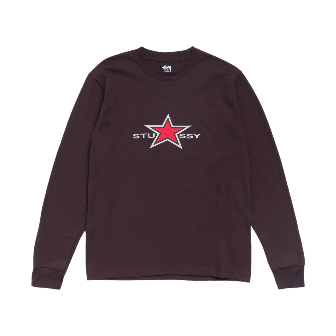 1995212 Stussy Star LS T-Shirt Chocolate