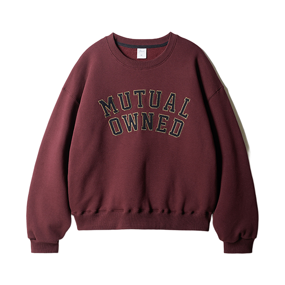 HSMT2717_burgundy_29 JEMUT Owned Crop Sweat Shirts Burgundy HSMT2717
