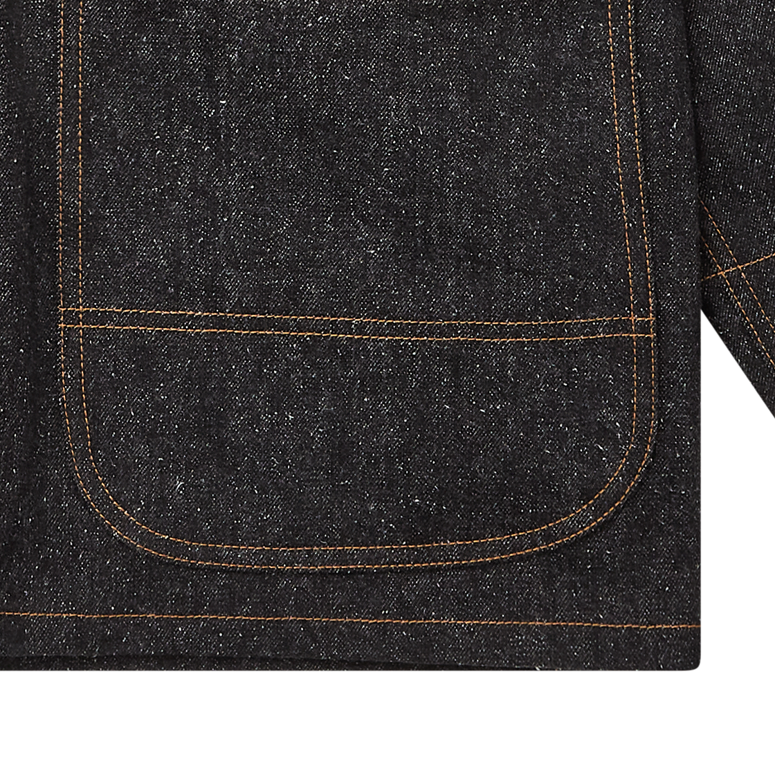 카르 코튼 실크 데님 자켓 블랙 - 26FW(Cale Cotton Silk Denim Jacket Black - 26FW) - 6