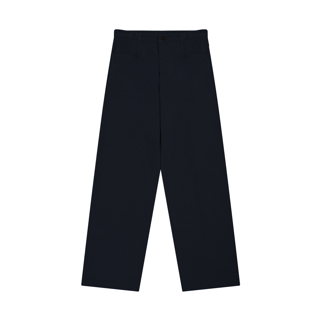 에스티유 바틱 워시드 코튼 팬츠 인 다크 네이비(STU Batik Washed Cotton Pants In Dark Navy)