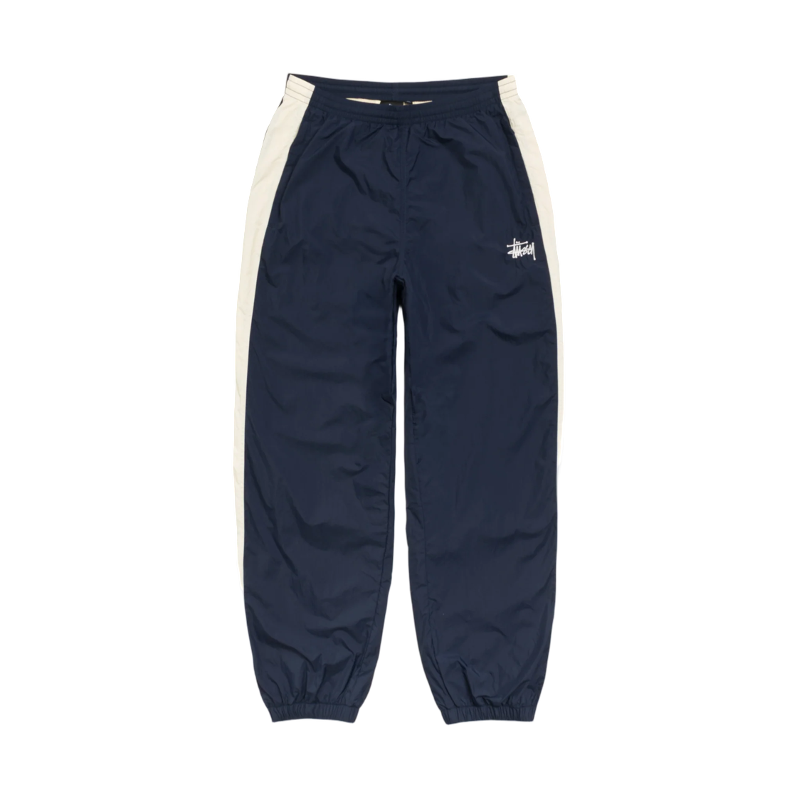 116785 Stussy Side Stripe Track Pants Navy