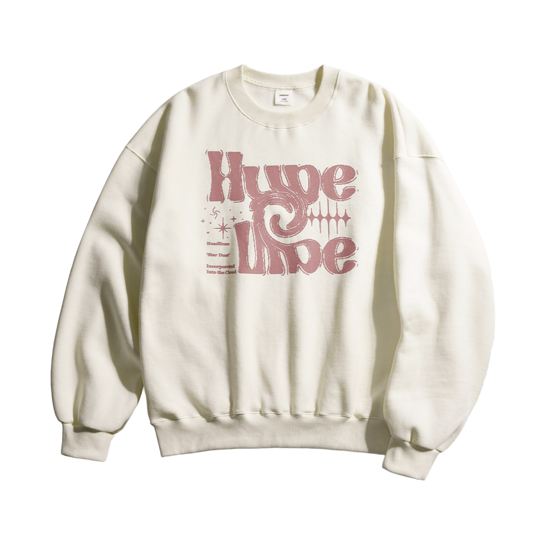 HYMT4607_Cream_291 PERSTEP Hype Sweat Shirt Cream HYMT4607