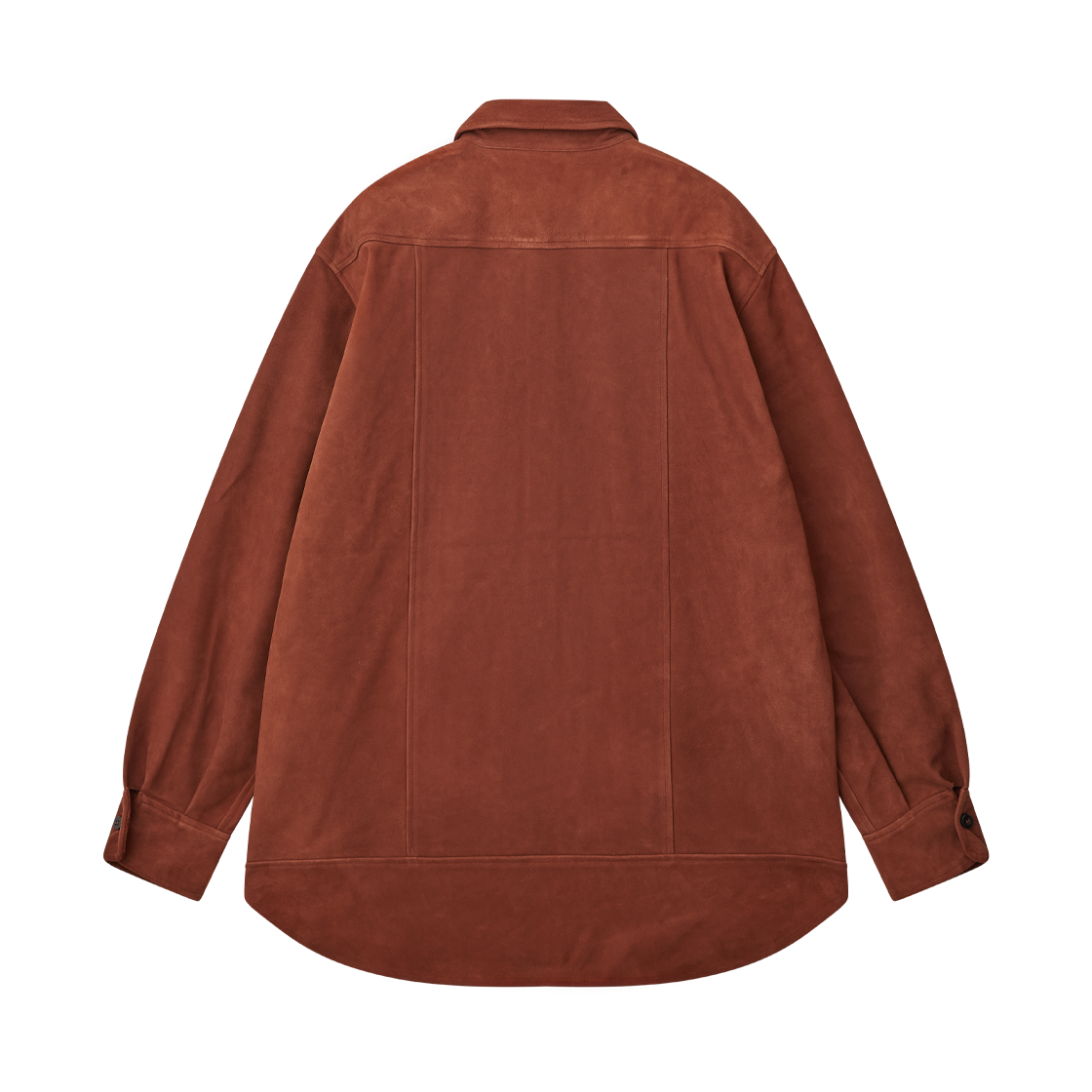 카르 쉽 스웨이드 셔츠 레드 브라운 - 26FW(Cale Sheep Suede Shirt Red Brown - 26FW) - 2