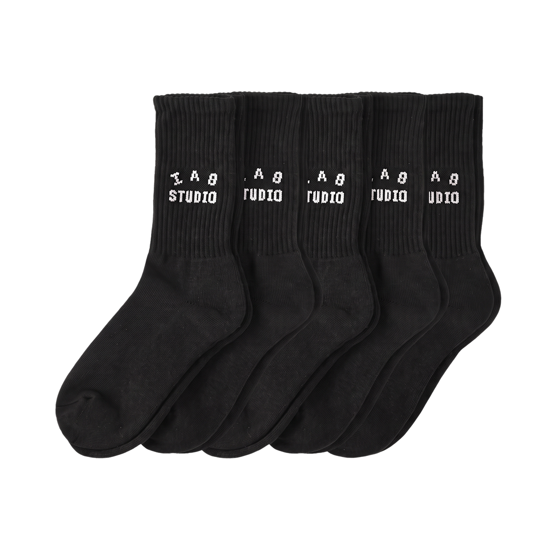 - IAB Studio Socks Black (5 Pack)