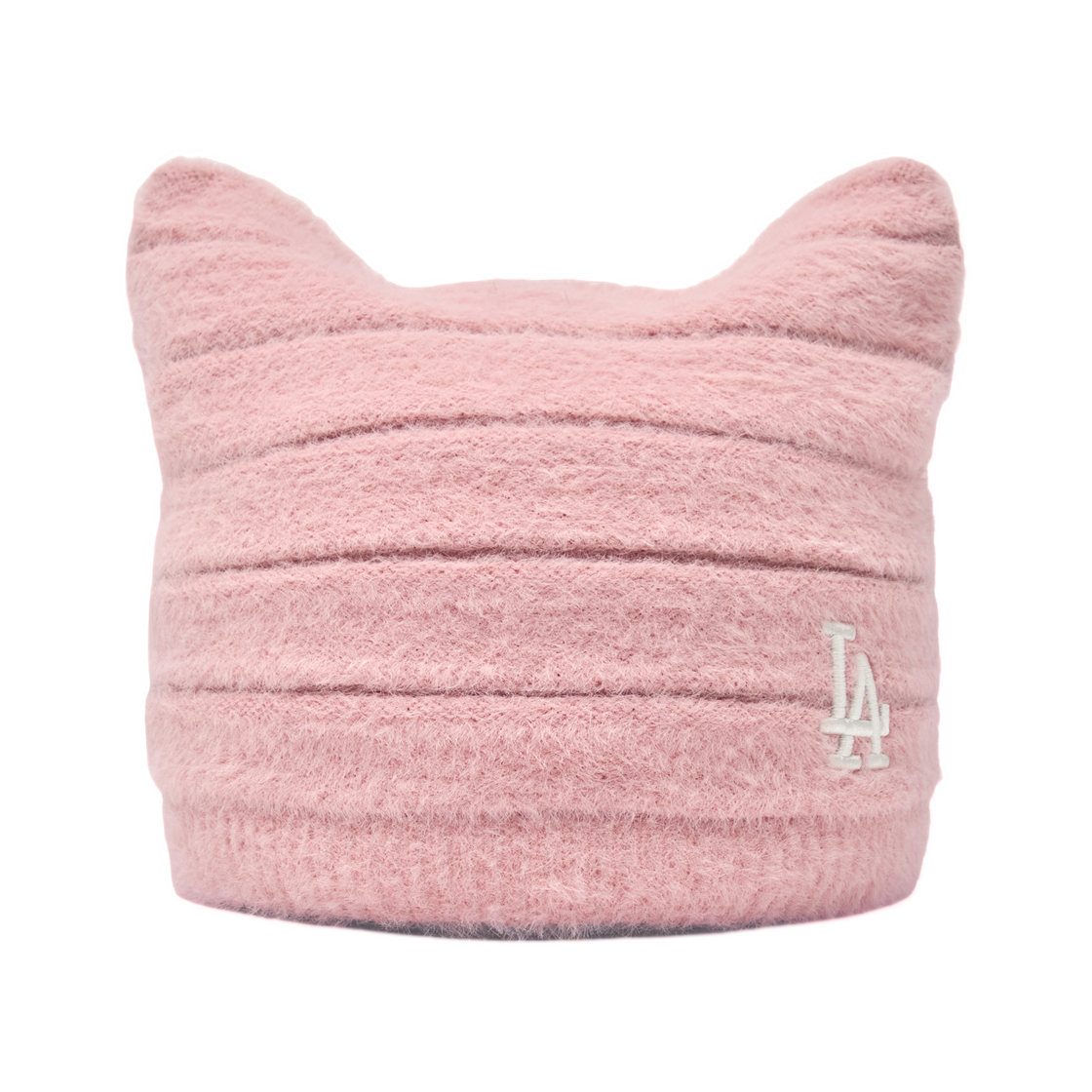 3ABNB0166-07PKM MLB Meowing No Rib Beanie LA Dodgers Pink