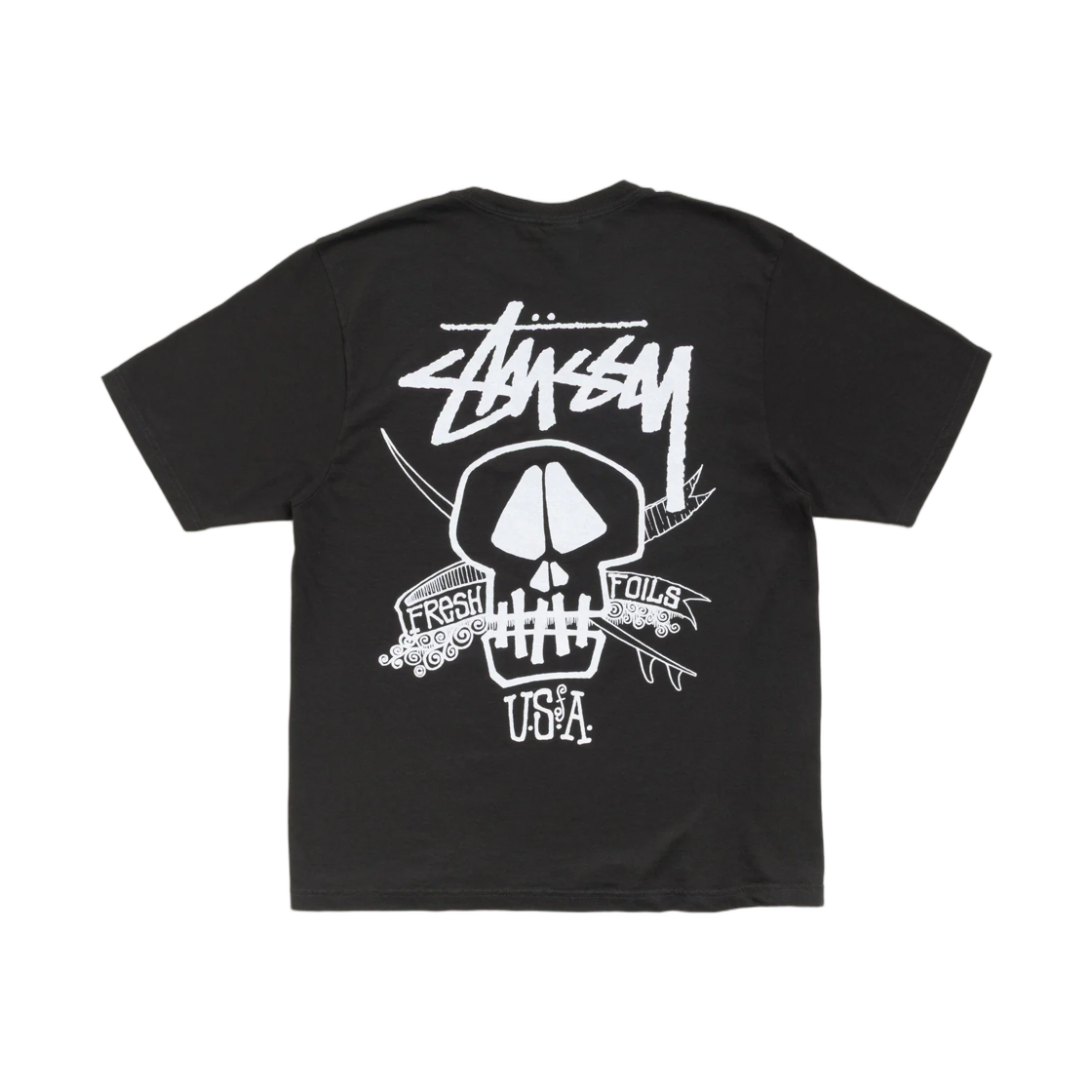스투시 프레쉬 포일즈 티셔츠 페이디드 블랙(Stussy Fresh Foils T-Shirt Faded Black)