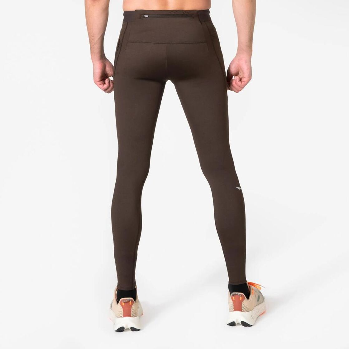 데카트론 남성 러닝 타이츠 런 드라이 플로우 카카오 브라운(Decathlon Men's Running Tights Run Dry Flow Cacao Brown) - 3
