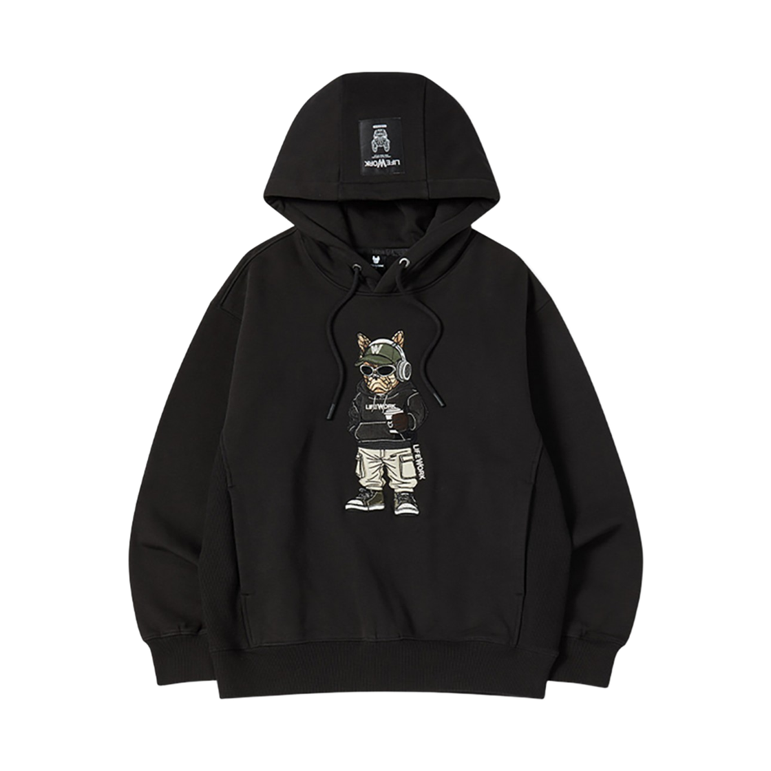 라이프워크 헤드셋 힙독 기모 후드 티셔츠_LW254HD116(Lifework Headset Hipdog Fleece Hoodie T-shirt_LW254HD116) - 3