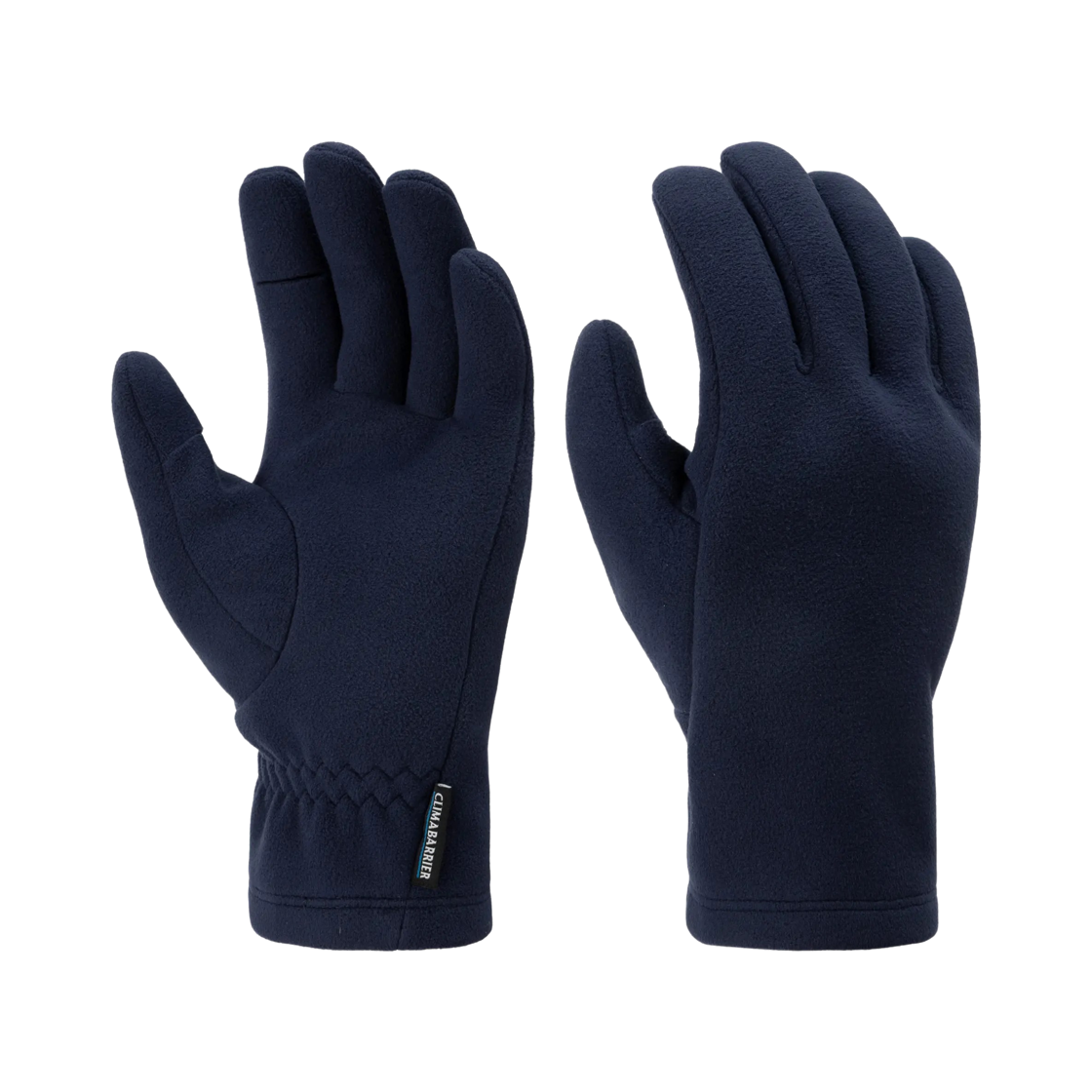 1119214 (W) Montbell Climabarrier Thermal Gloves Finger Slit Navy