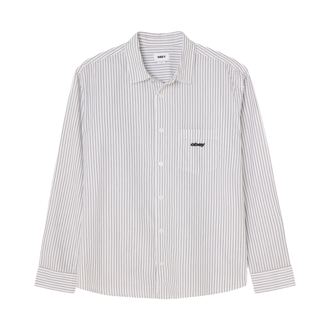 181200429 Obey William Shirt White Multi