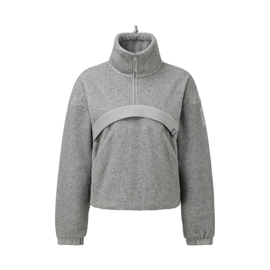 LD0459700 (W) Salomon Heika Pliss Quarter Zip Grey