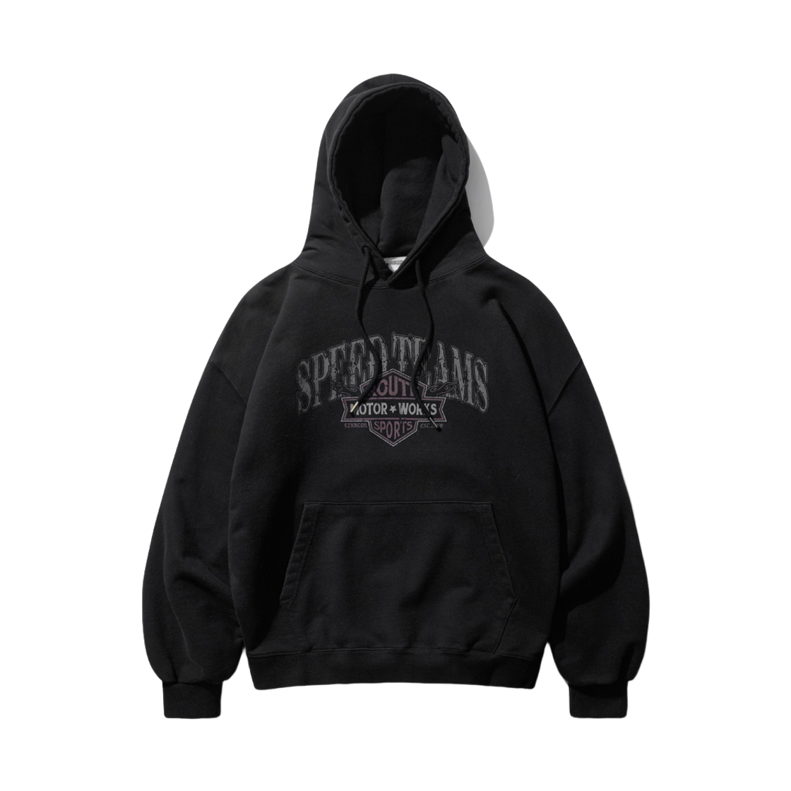 KMHD6727_Black_291 EZKATON Speed Pigment Hoodie Black KMHD6727