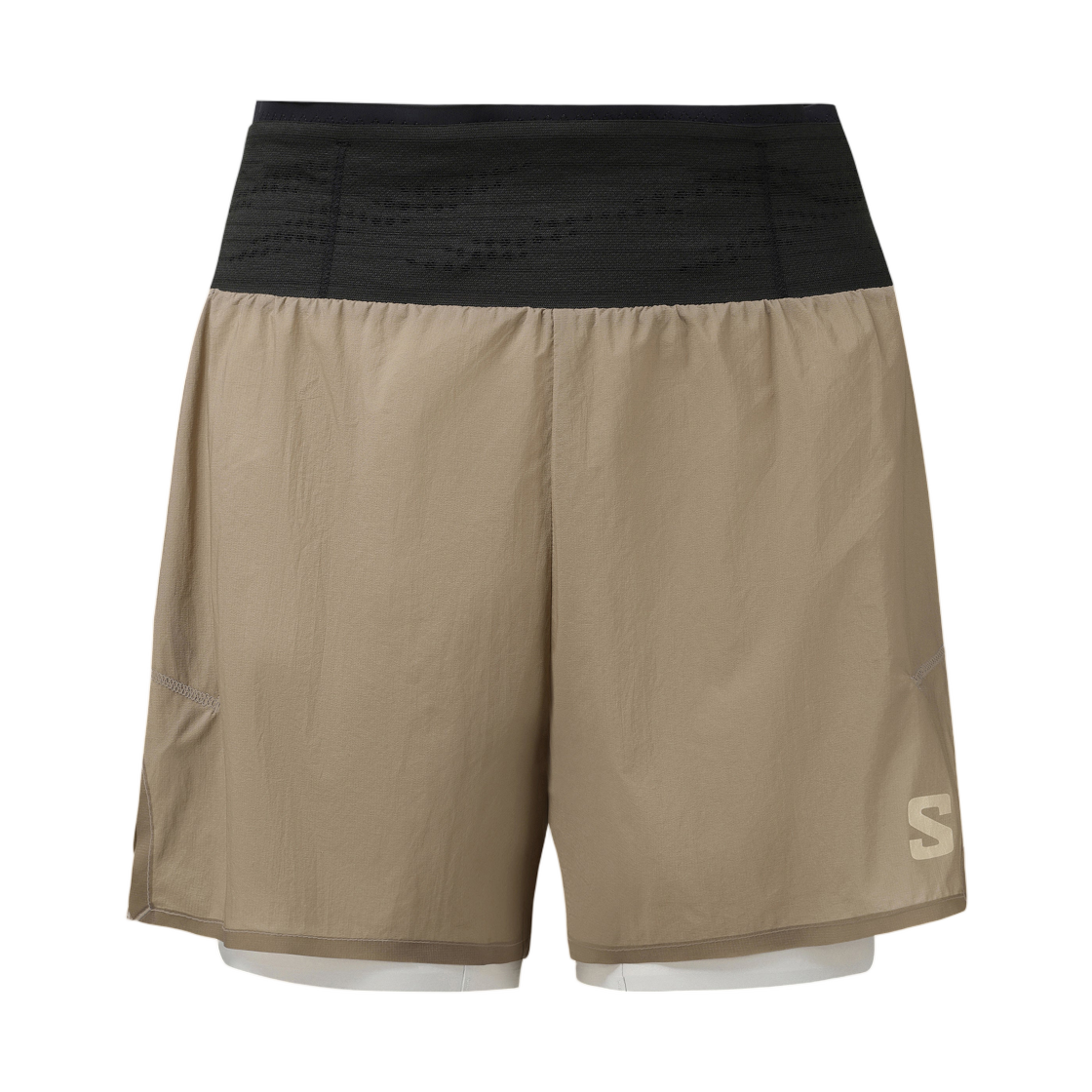 LD0419000 (W) Salomon Steamflow 3.5 Inch Shorts Light Brown