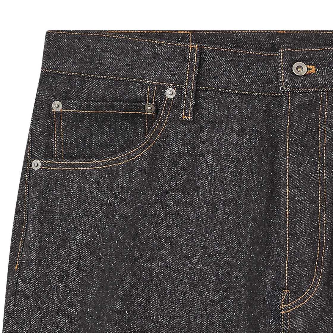 카르 코튼 실크 데님 팬츠 블랙 - 26FW(Cale Cotton Silk Denim Pants Black - 26FW) - 4