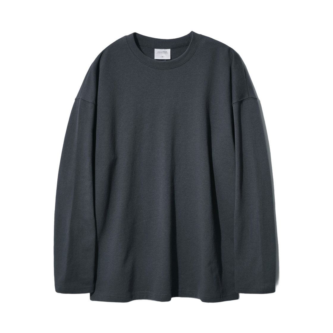 SMLT4447_Charcoal_291 PERSTEP Fixed Over-fit Longsleeve Charcoal SMLT4447