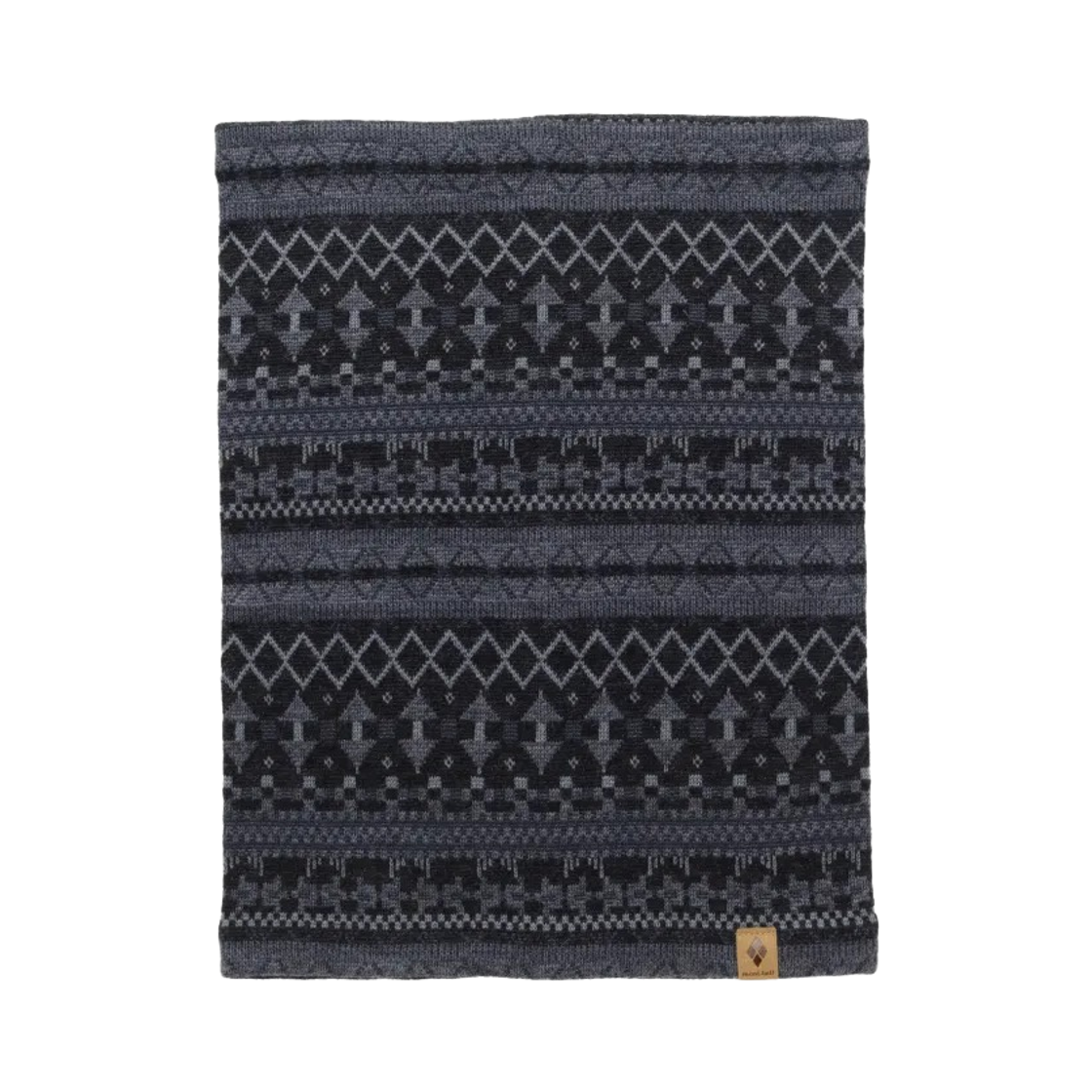 1119206 Montbell Merino Wool Neck Gaiter #1 Dark Gray