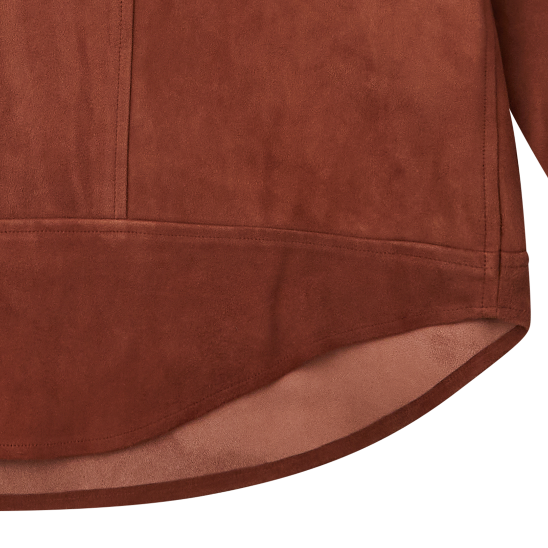 카르 쉽 스웨이드 셔츠 레드 브라운 - 26FW(Cale Sheep Suede Shirt Red Brown - 26FW) - 6