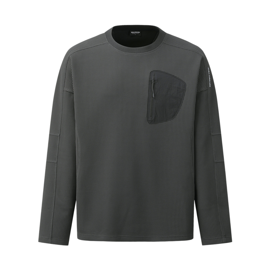 LD0456900 Salomon Liege Long Sleeve Gray Black
